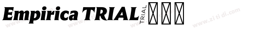 Empirica TRIAL字体转换